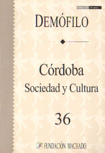 DEMOFILO Nº36 CORDOBA. SOCIEDAD Y CULTURA