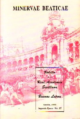 BOLETIN DE LA REAL ACADEMIA SEVILLANA DE BUENAS LETRAS VOL.27 (MIRAR LEYENDA)