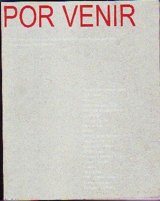 POR VENIR.   CONVERSACIONES CON VEINTE JOVENES ARQUITECTOS EUROPEOS