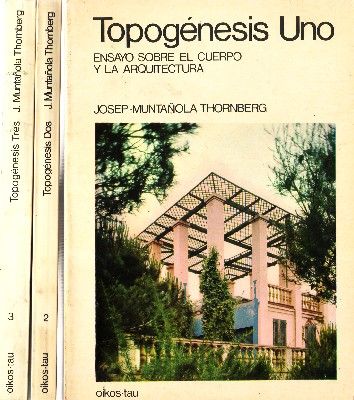 TOPOGENESIS UNOS, DOS, TRES. 3 TOMOS.
