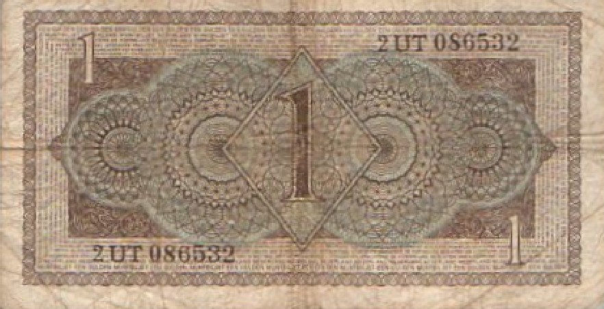 BILLETE ORIGINAL 1 FLORIN HOLANDA