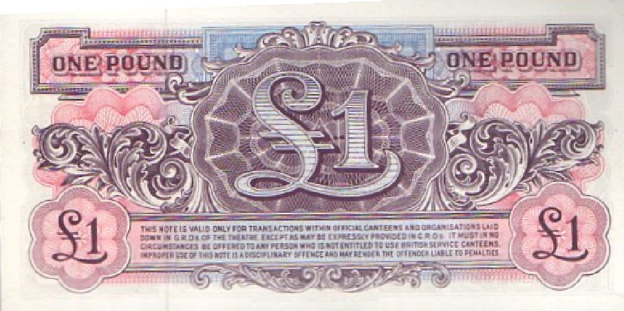 BILLETE ORIGINAL 1 POUND. REINO UNIDO