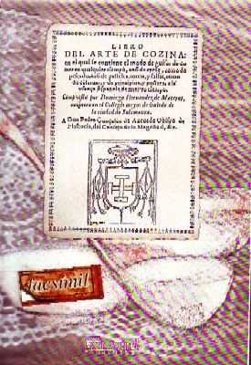 LIBRO DEL ARTE DE COZINA.