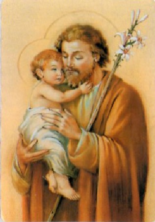 CALENDARIO SAN JOSÉ CON NIÑO JESÚS AÑO 1986