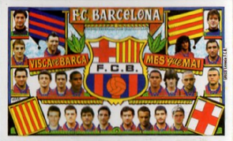 CALENDARIO FC BARCELONA VCISCA EL BARÇA. AÑO 1997