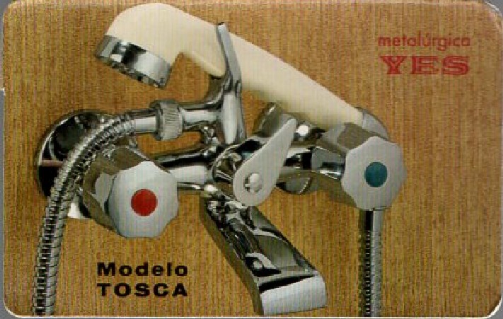 CALENDARIO METALURGIA YES. MODELO TOSCA. AÑO 1976