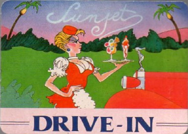 CALENDARIO SUNSET DRIVE-IN. AÑO 1989