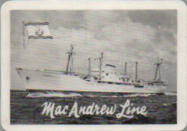 CALENDARIO MAC ANDREW LINE. AÑO 1966