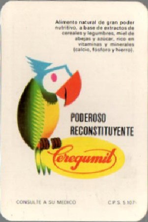 CALENDARIO CEREGUMIL AÑO 1973