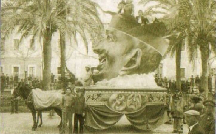 CALENDARIO CARROZA DE CARNAVAL CÁDIZ. AÑO 2002