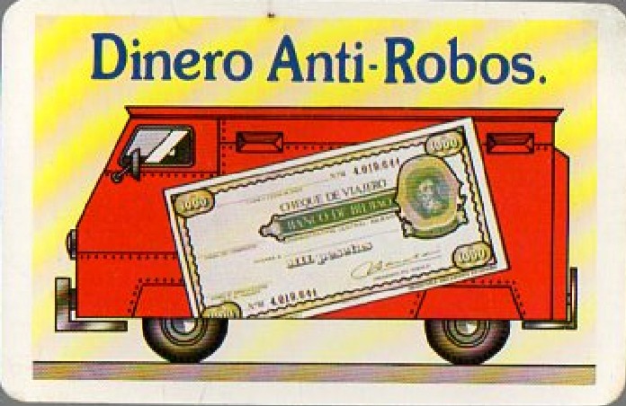 CALENDARIO DINERO ANTI-ROBOS. AÑO 1980