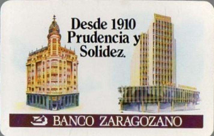 CALENDARIO BANCO ZARAGOZANO. AÑO 1984