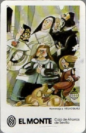 CALENDARIO EL MONTE CAJA AHORROS SEVILLA AÑO 1989
