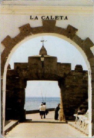 CALENDARIO PUERTA DE LA CALETA DE CÁDIZ AÑO 1996