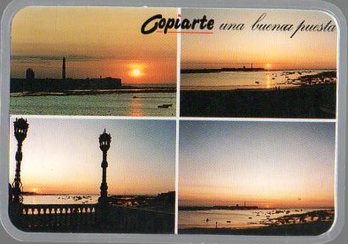 CALENDARIO LA CALETA CÁDIZ AÑO 1995 PLASTIFICADO