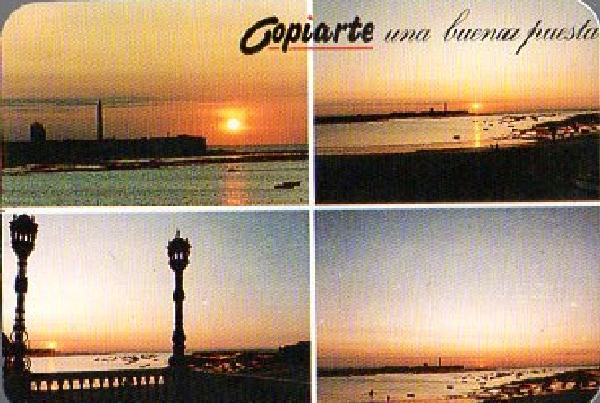 CALENDARIO LA CALETA CÁDIZ AÑO 1995
