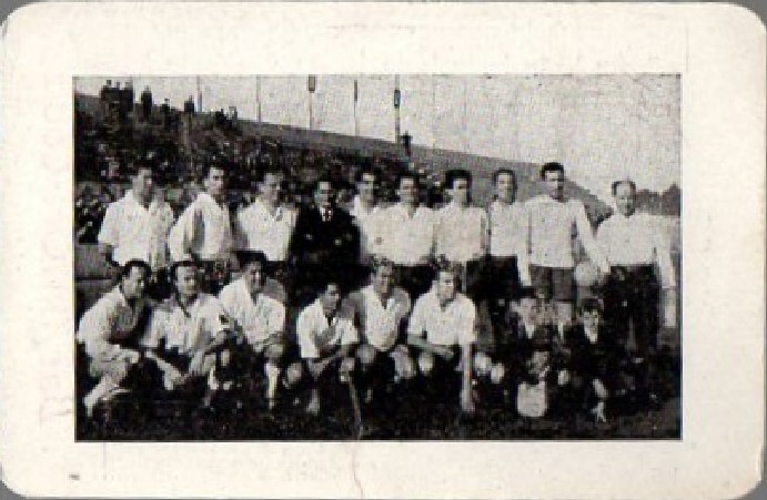 CALENDARIO EQUIPO DE FUTBOL AÑO 1962