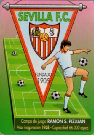 CALENDARIO SEVILLA F.C. AÑO 1998