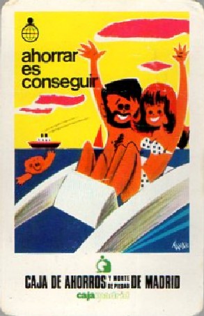 CALENDARIO CAJA AHORROS MADRID FOURNIER. AÑO 1982