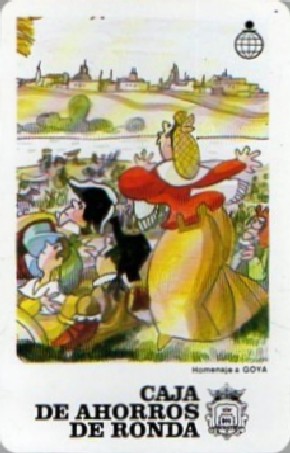 CALENDARIO CAJA POSTAL DE AHORROS FOURNIER 1989