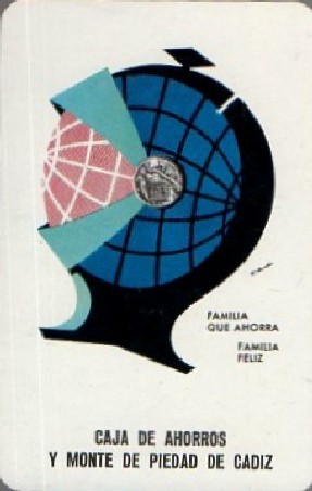 CALENDARIO CAJA DE AHORROS MONTE PIEDAD CADIZ 1966