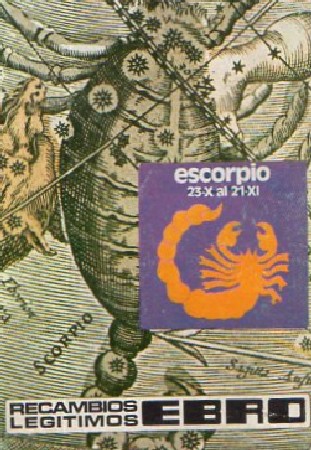 CALENDARIO HOROSCOPO ESCORPIO AÑO 1973