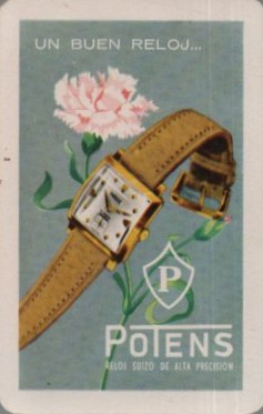 CALENDARIO FOURNIER POTENS AÑO 1962