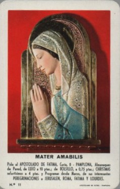 CALENDARIO FOURNIER MATER AÑO 1964
