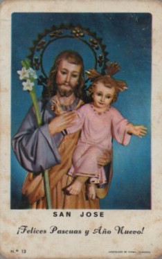 CALENDARIO FOURNIER SAN JOSE AÑO 1965