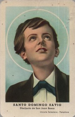 CALENDARIO FOURNIER SANTO DOMINGO SAVIO AÑO 1958