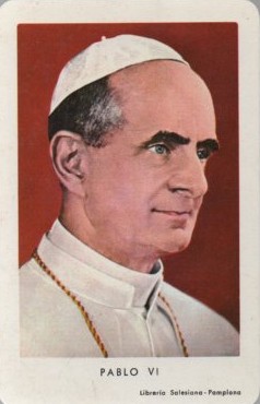 CALENDARIO FOURNIER PABLO VI AÑO 1965