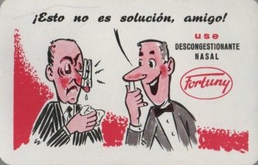 CALENDARIO FOURNIER FORTUNY PUBLICIDAD AÑO 1964