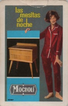CALENDARIO FOURNIER MOCHOLI AÑO 1962