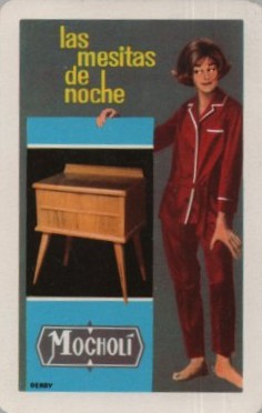 CALENDARIO FOURNIER MOCHOLI AÑO 1962