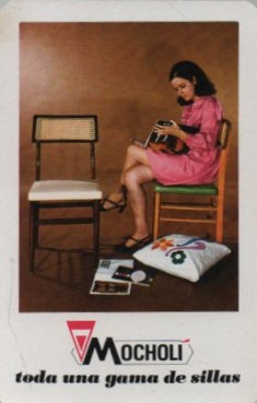 CALENDARIO FOURNIER MOCHOLI AÑO 1970