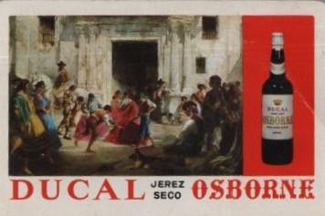 CALENDARIO FOURNIER DUCAL OSBORNE AÑO 1968