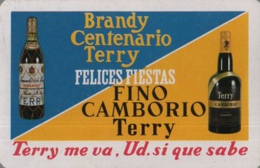 CALENDARIO FOURNIER TERRY BRANDY AÑO 1968