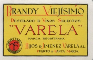 CALENDARIO FOURNIER BRANDY VARELA AÑO 1955