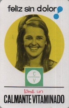CALENDARIO FOURNIER CALMANTE VITAMINADO AÑO 1968