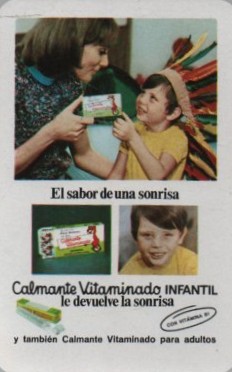 CALENDARIO FOURNIER CALMANTE VITAMINADO AÑO 1970