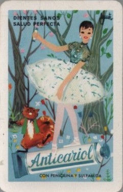 CALENDARIO FOURNIER ANTICARIOL AÑO 1957