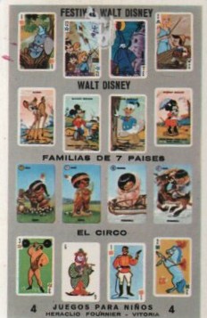 CALENDARIO FOURNIER FESTIVAL WALT DISNEY AÑO 1967