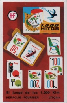 CALENDARIO FOURNIER 1000 HITOS AÑO 1969