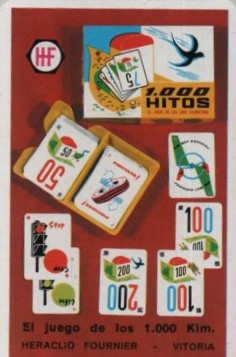 CALENDARIO FOURNIER 1000 HITOS AÑO 1969