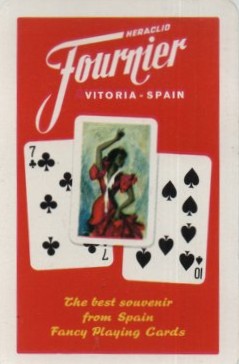 CALENDARIO FOURNIER NAIPES AÑO 1965