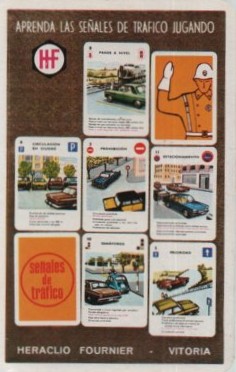 CALENDARIO FOURNIER SEÑALES TRAFICO JUGAN AÑO 1969