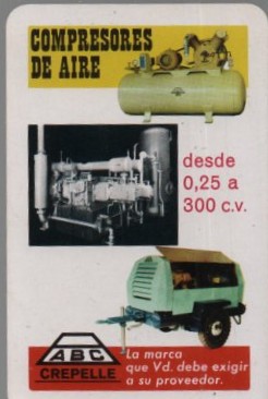 CALENDARIO FOURNIER ABC CREPELLE AÑO 1968