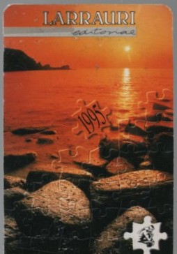 CALENDARIO FOURNIER LARRAURI EDITORIAL AÑO 1995