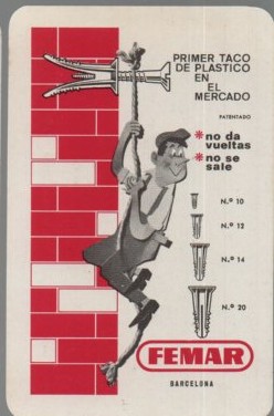 CALENDARIO FOURNIER FEMAR AÑO 1967