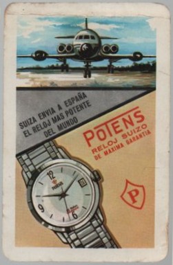 CALENDARIO FOURNIER POTENS AÑO 1966